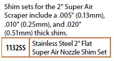 scraper shim set
